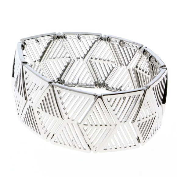 Express Jewelry - Express Fashion-Bracelet Silver-Tone NWOT
